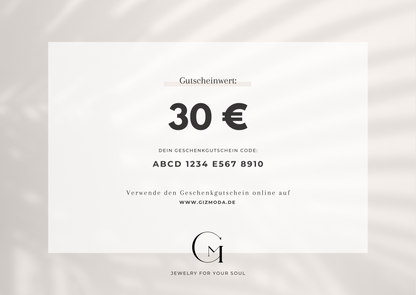 GIZMODA Jewelry Geschenkgutschein