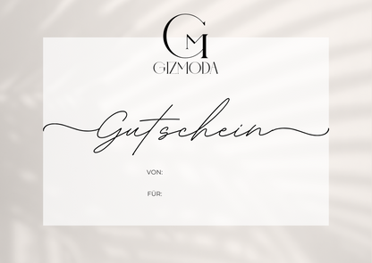GIZMODA Jewelry Geschenkgutschein