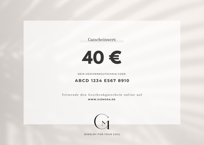 GIZMODA Jewelry Geschenkgutschein