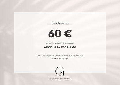 GIZMODA Jewelry Geschenkgutschein
