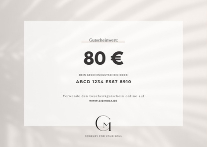 GIZMODA Jewelry Geschenkgutschein