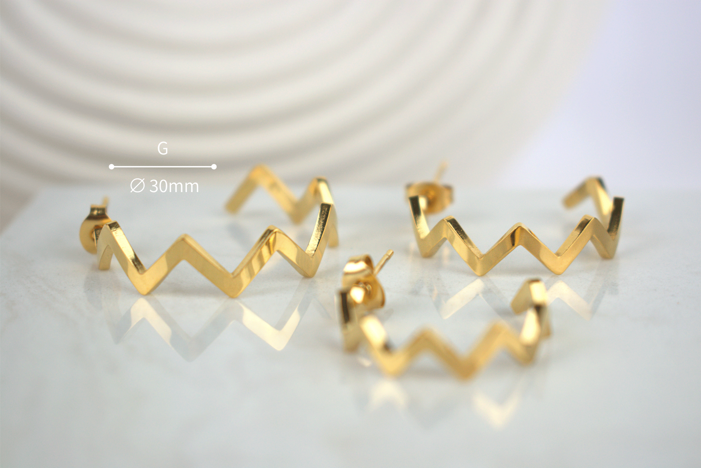 Zig-Zag Ohrringe